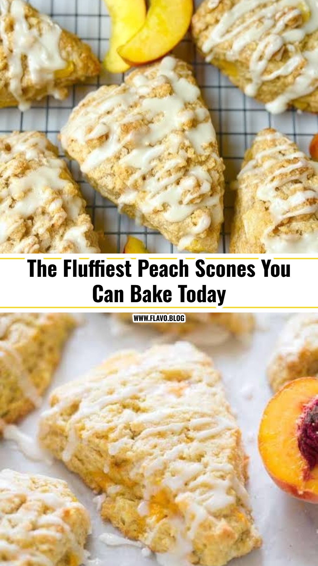 Easy Peach Scones For Your Next Brunch