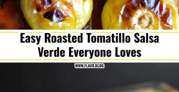 Easy Roasted Tomatillo Salsa Verde Everyone Loves