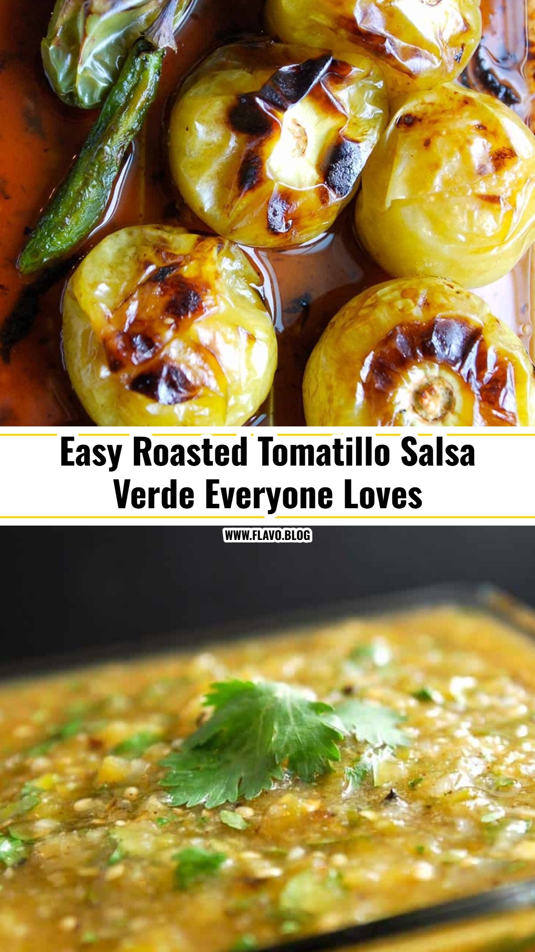 Easy Roasted Tomatillo Salsa Verde Everyone Loves