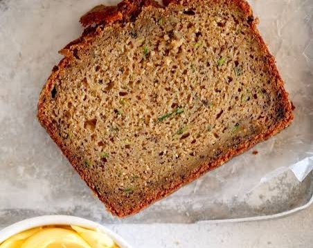 The best banana zucchini bread recipe ever top view