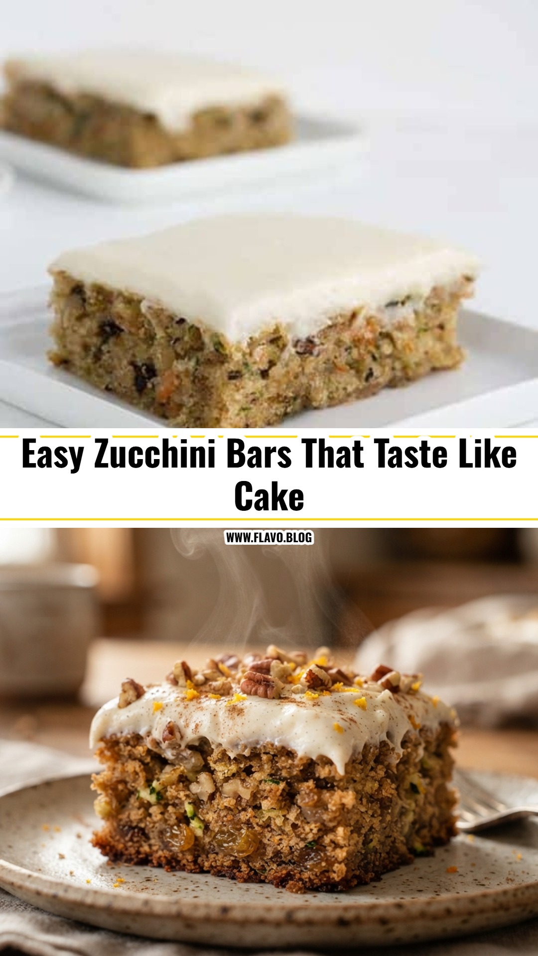 The Best Zucchini Bars You Will Ever Make