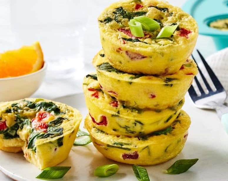 The Secret to Super Fluffy Egg Bites top view
