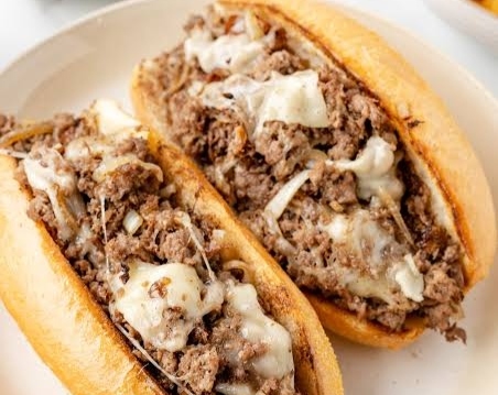 The Ultimate Philly Cheese Steak Sandwich Recipe suggested serving
