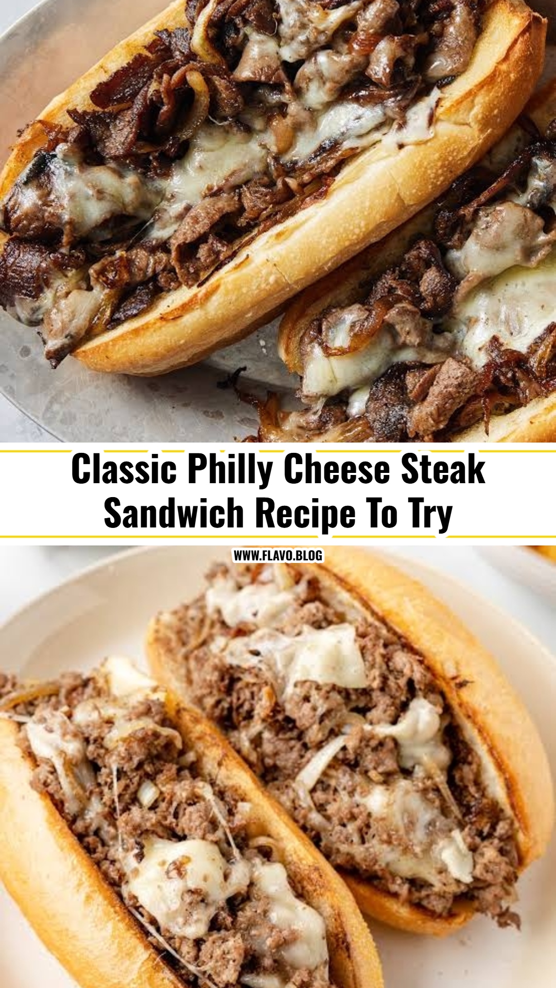 The Ultimate Philly Cheese Steak Sandwich Recipe