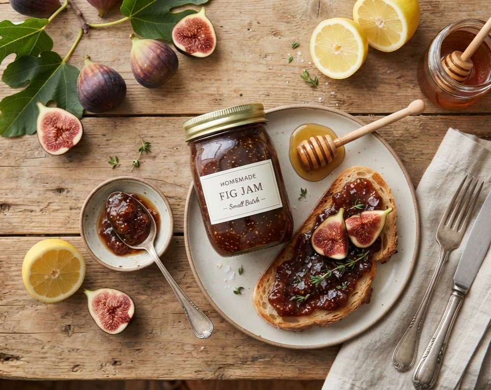 This Easy Fig Jam Recipe Is Perfect For Fall top view