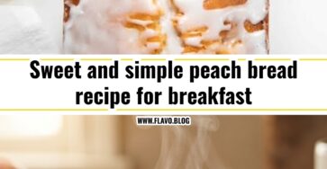 This easy peach bread recipe is perfect for summer