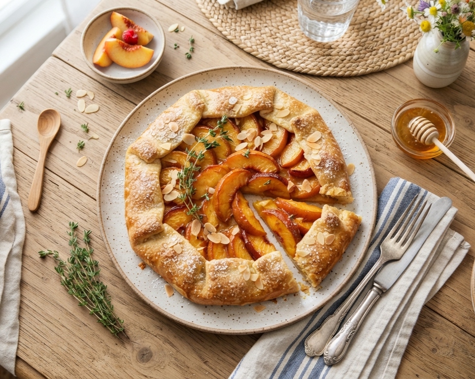 This Easy Peach Galette Is Better Than Pie top view