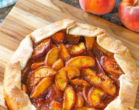 This Easy Peach Galette Is Better Than Pie suggested serving