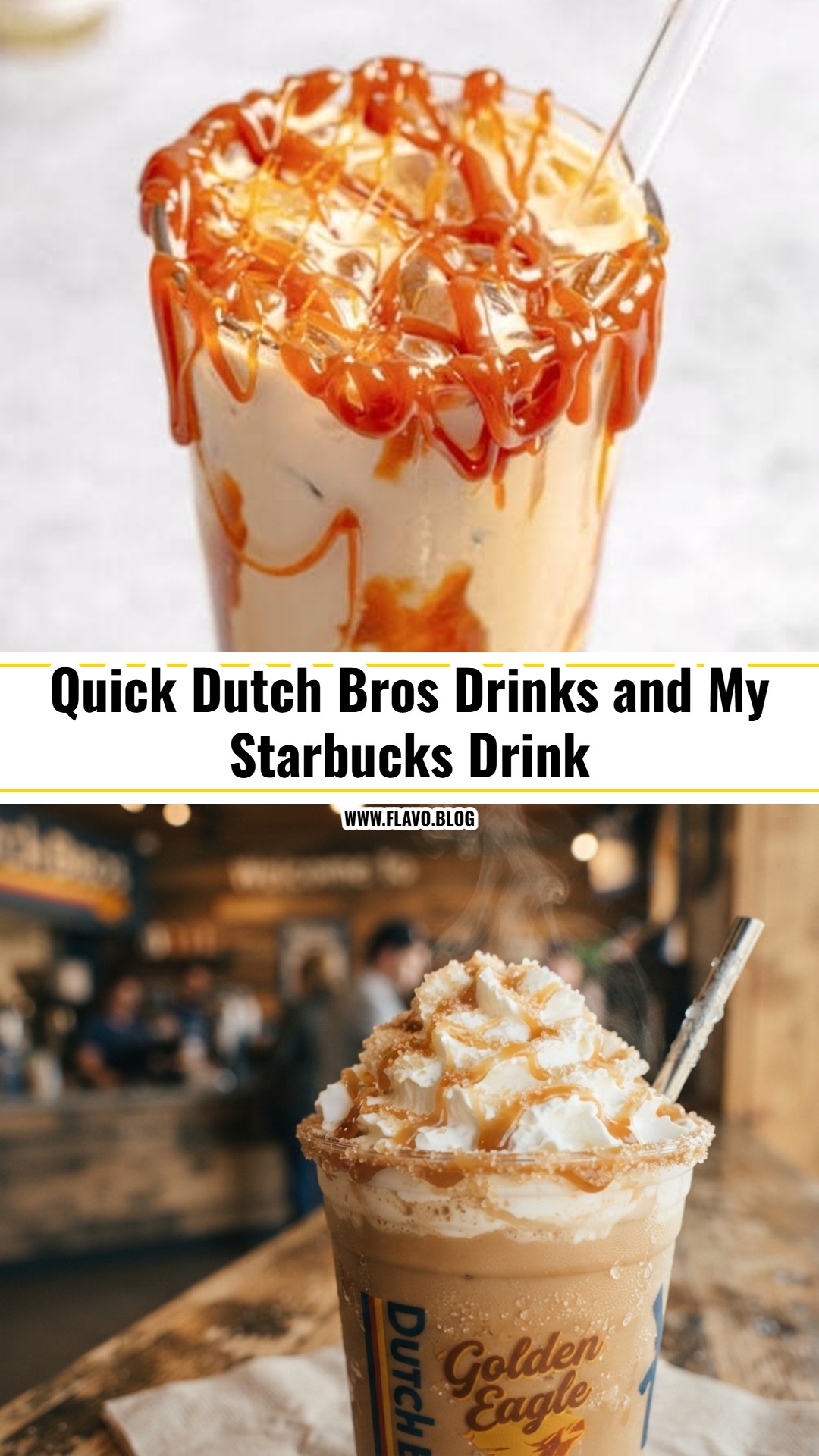 DIY Dutch Bros Drinks and My Starbucks Drink