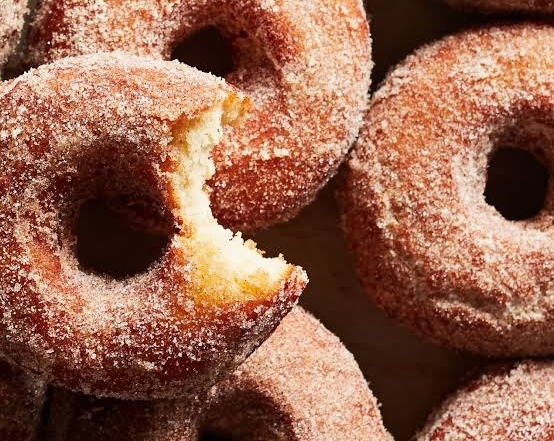 Easy Apple Cider Donuts Recipe For Fall top view