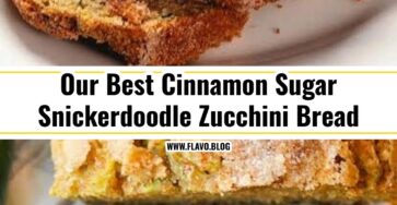 Easy Cinnamon Sugar Snickerdoodle Zucchini Bread