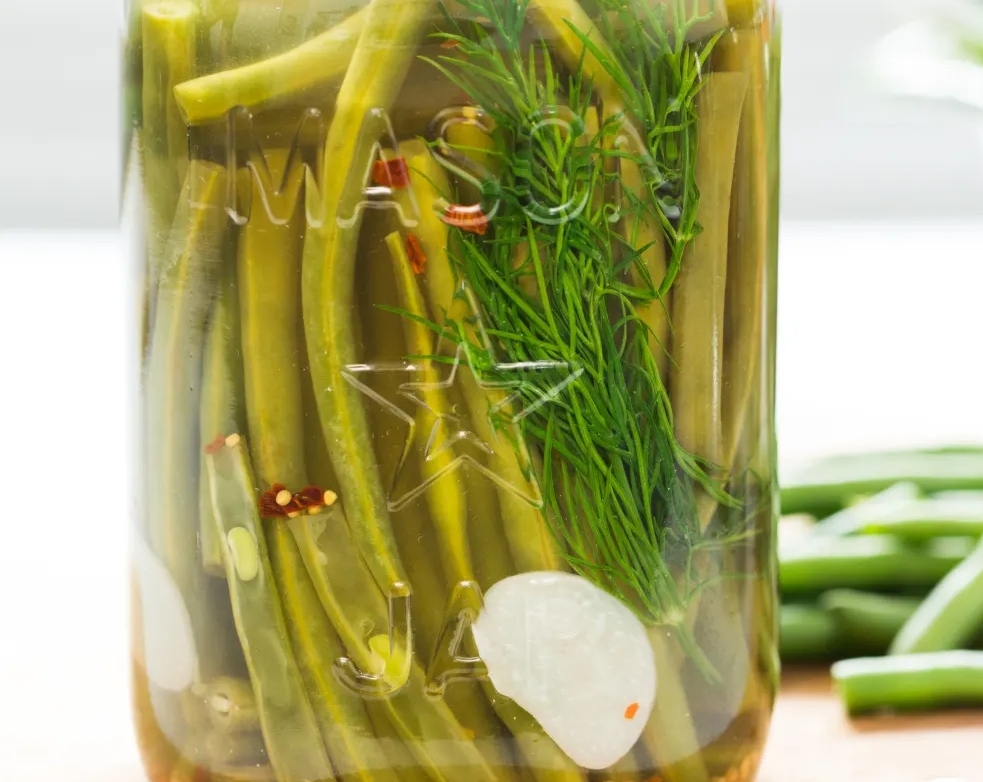 Easy Dilly Beans Recipe For Beginners top view