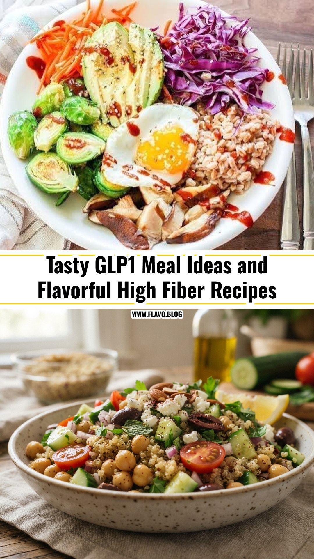Easy GLP1 Meal Ideas and Flavorful High Fiber Recipes