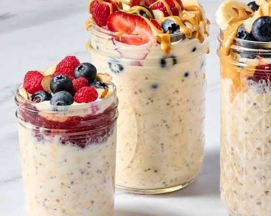 Easy overnight oats recipe for busy mornings suggested serving
