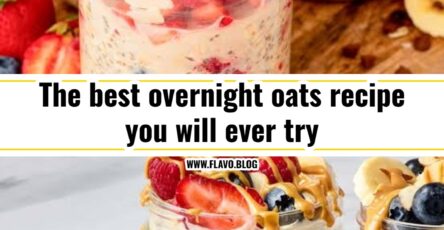 Easy overnight oats recipe for busy mornings