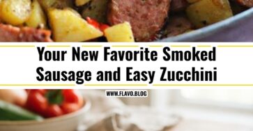 Easy Zucchini and Smoked Sausage Skillet Dinner