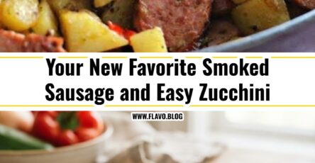 Easy Zucchini and Smoked Sausage Skillet Dinner