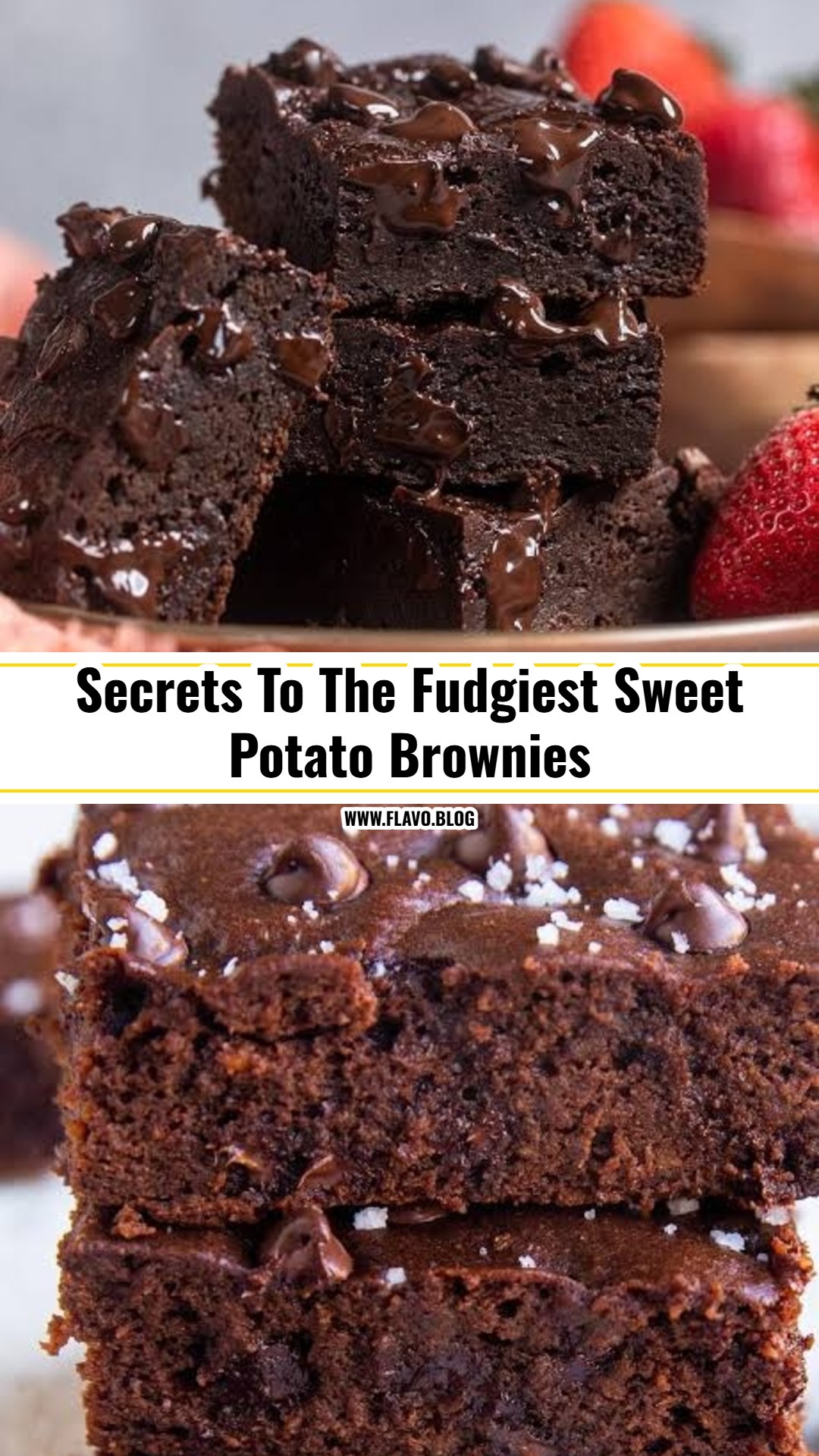 Fudgy Sweet Potato Brownies You Will Love
