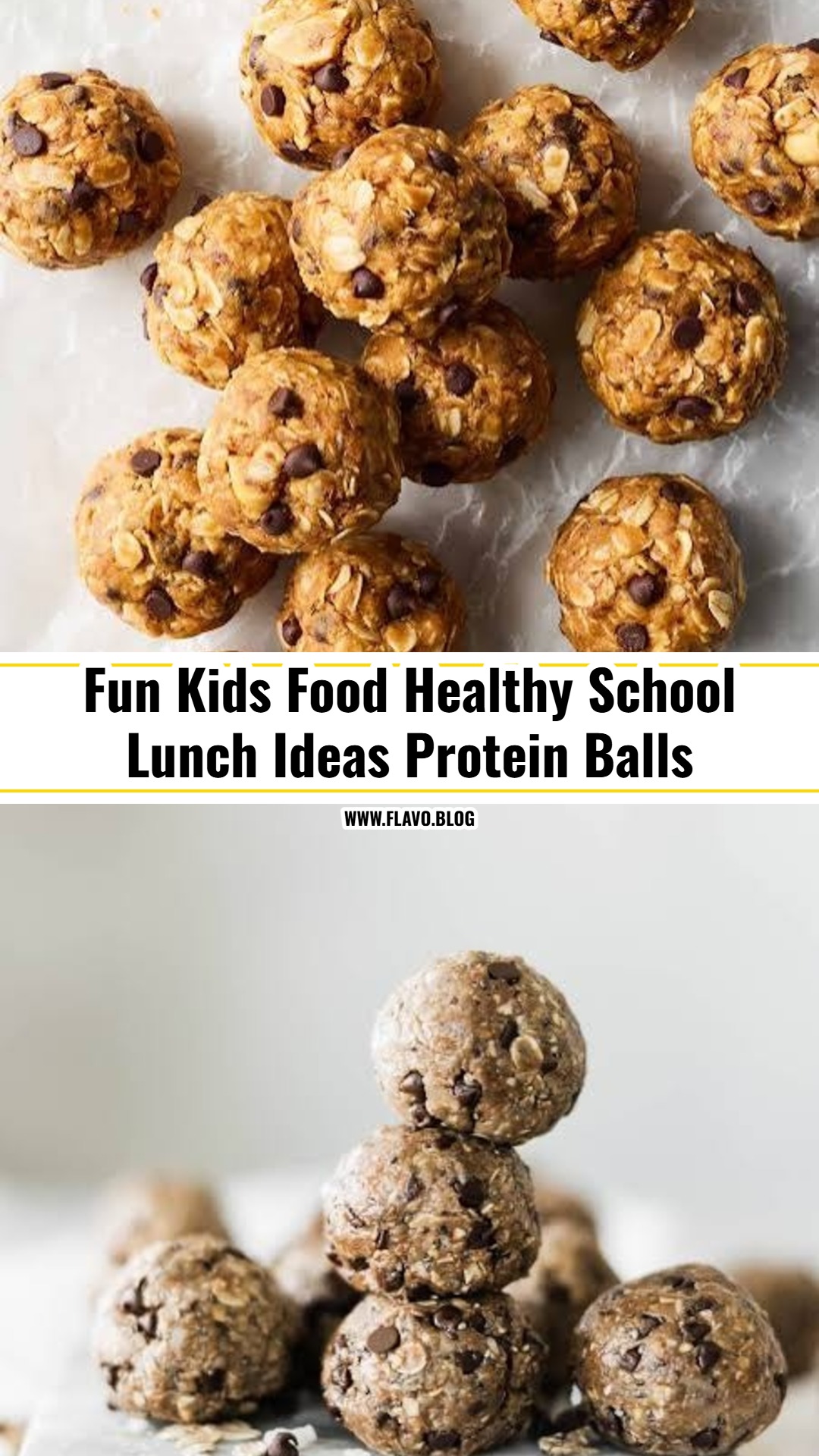 Healthy School Lunch Ideas Fun Kids Food Protein Balls