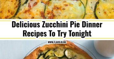 The Ultimate Zucchini Pie Dinner Everyone Loves