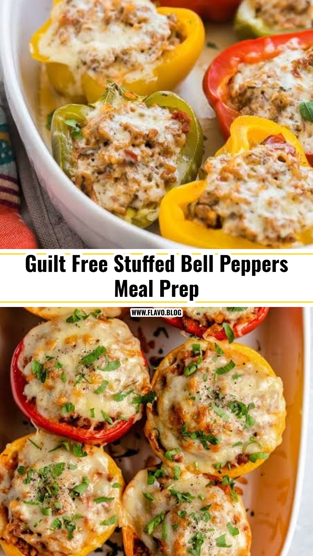 This Stuffed Bell Peppers Meal Prep Is So Good