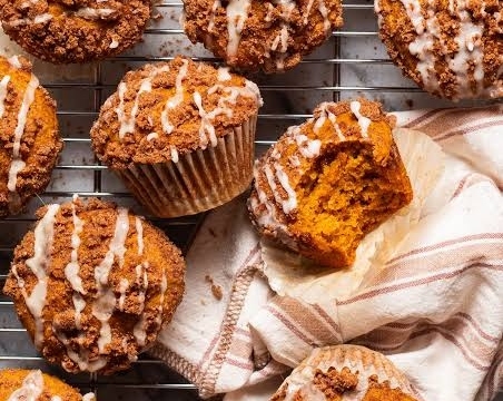 Best Brown Butter Pumpkin Spice Streusel Muffins suggested serving