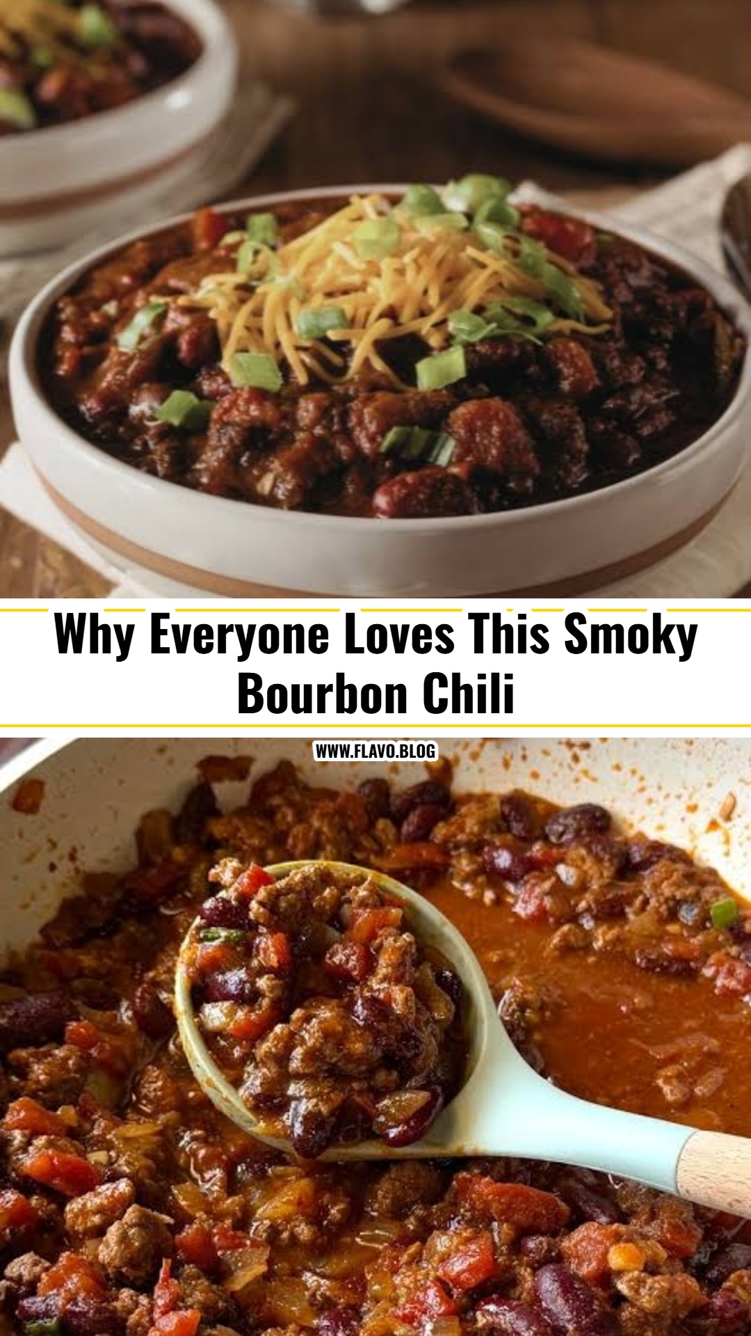 Best Smoky Bourbon Bacon Chili For Game Day