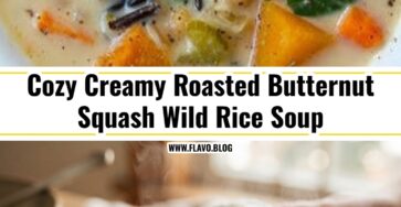 Cozy One Pot Butternut Squash and Wild Rice Soup