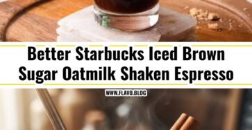 DIY Starbucks Iced Brown Sugar Oatmilk Shaken Espresso