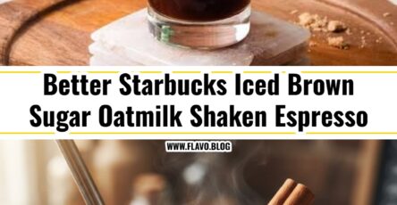 DIY Starbucks Iced Brown Sugar Oatmilk Shaken Espresso
