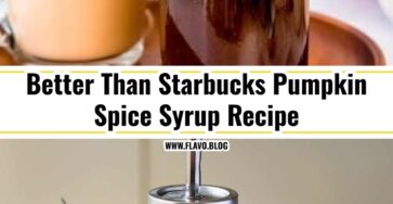 Easy 10 Minute Pumpkin Spice Syrup Recipe