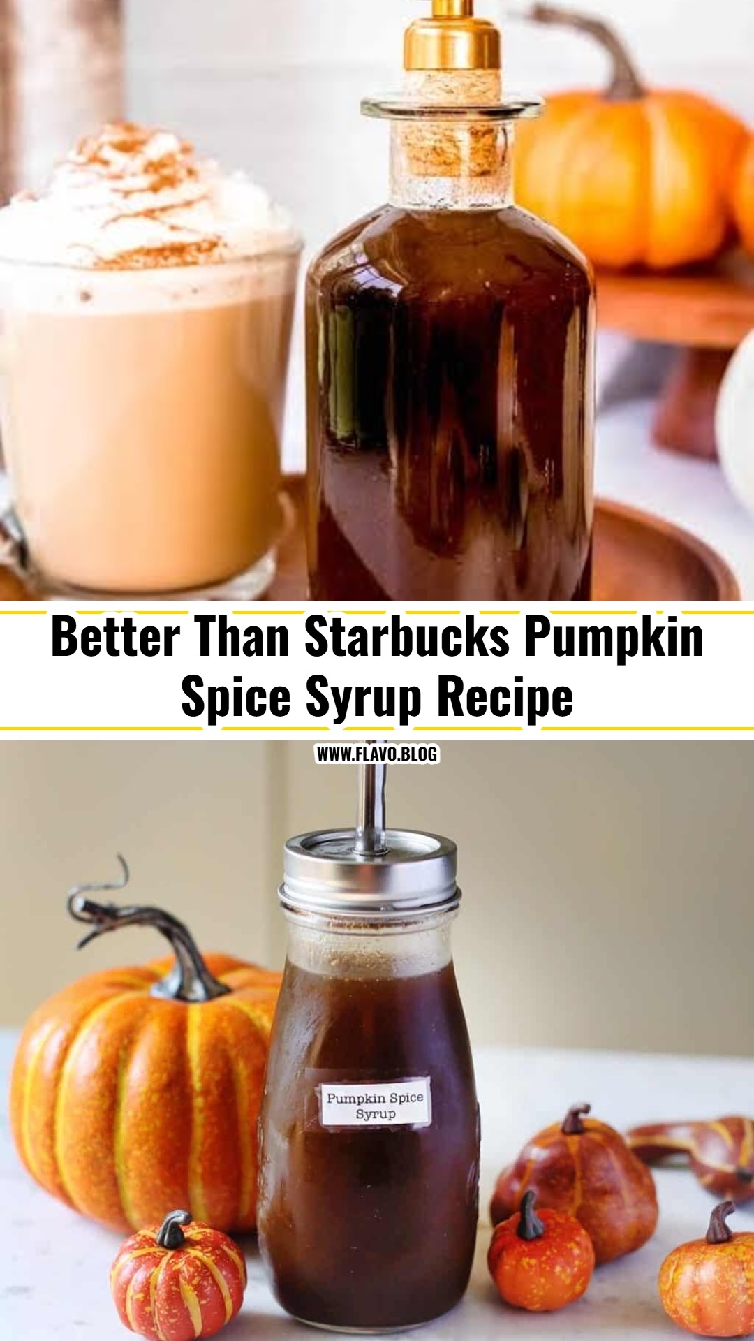 Easy 10 Minute Pumpkin Spice Syrup Recipe