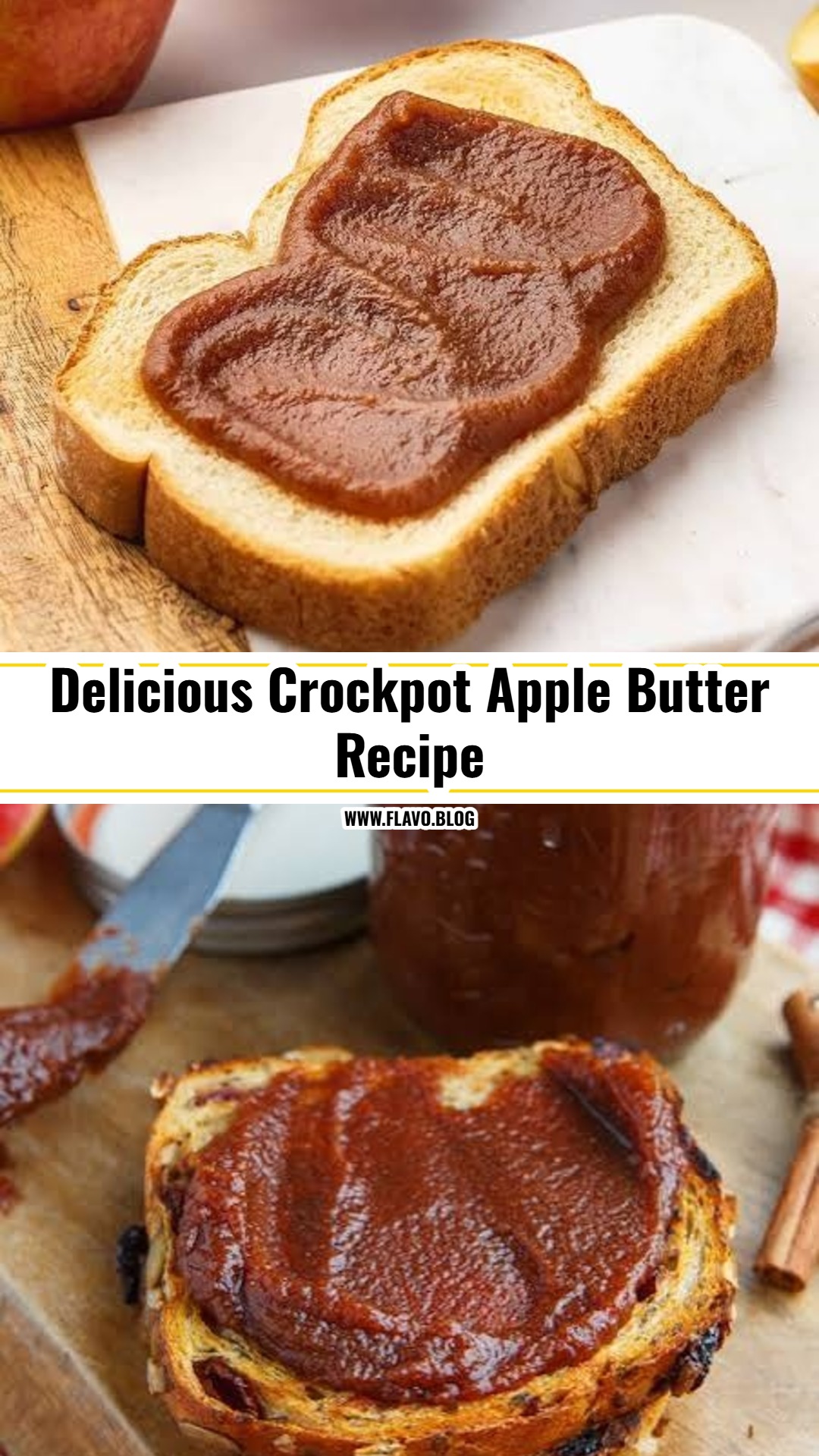 Easy Crockpot Apple Butter Recipe