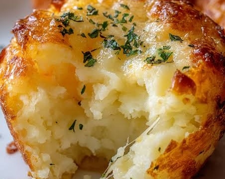 Easy Mashed Potato Cheese Puffs Everyone Will Love top view