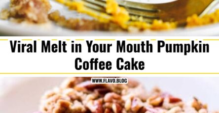 Easy Pumpkin Coffee Cake with Maple Pecan Streusel