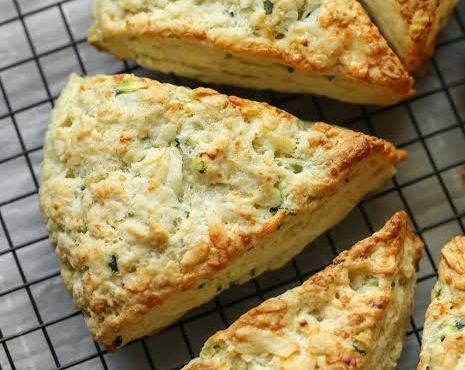 Easy Zucchini Cheddar Scones You Will Love suggested serving