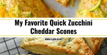 Easy Zucchini Cheddar Scones You Will Love