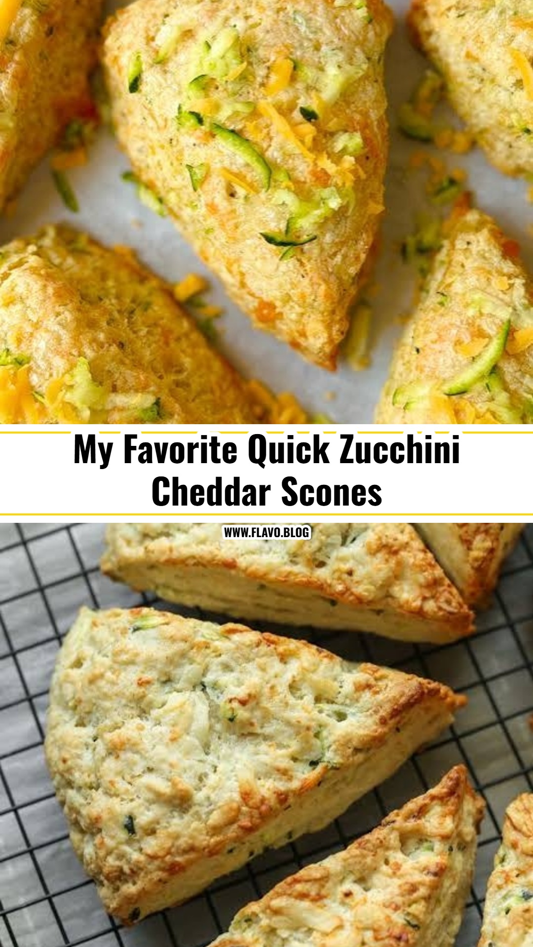 Easy Zucchini Cheddar Scones You Will Love