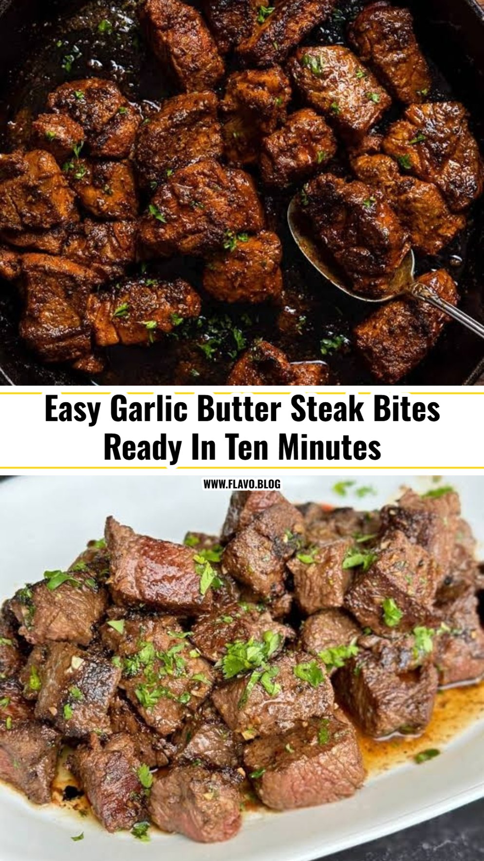Garlic Butter Steak Bites That Melt In Your Mouth