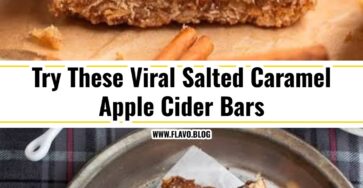 Salted Caramel Apple Cider Crumble Bars Are Magic