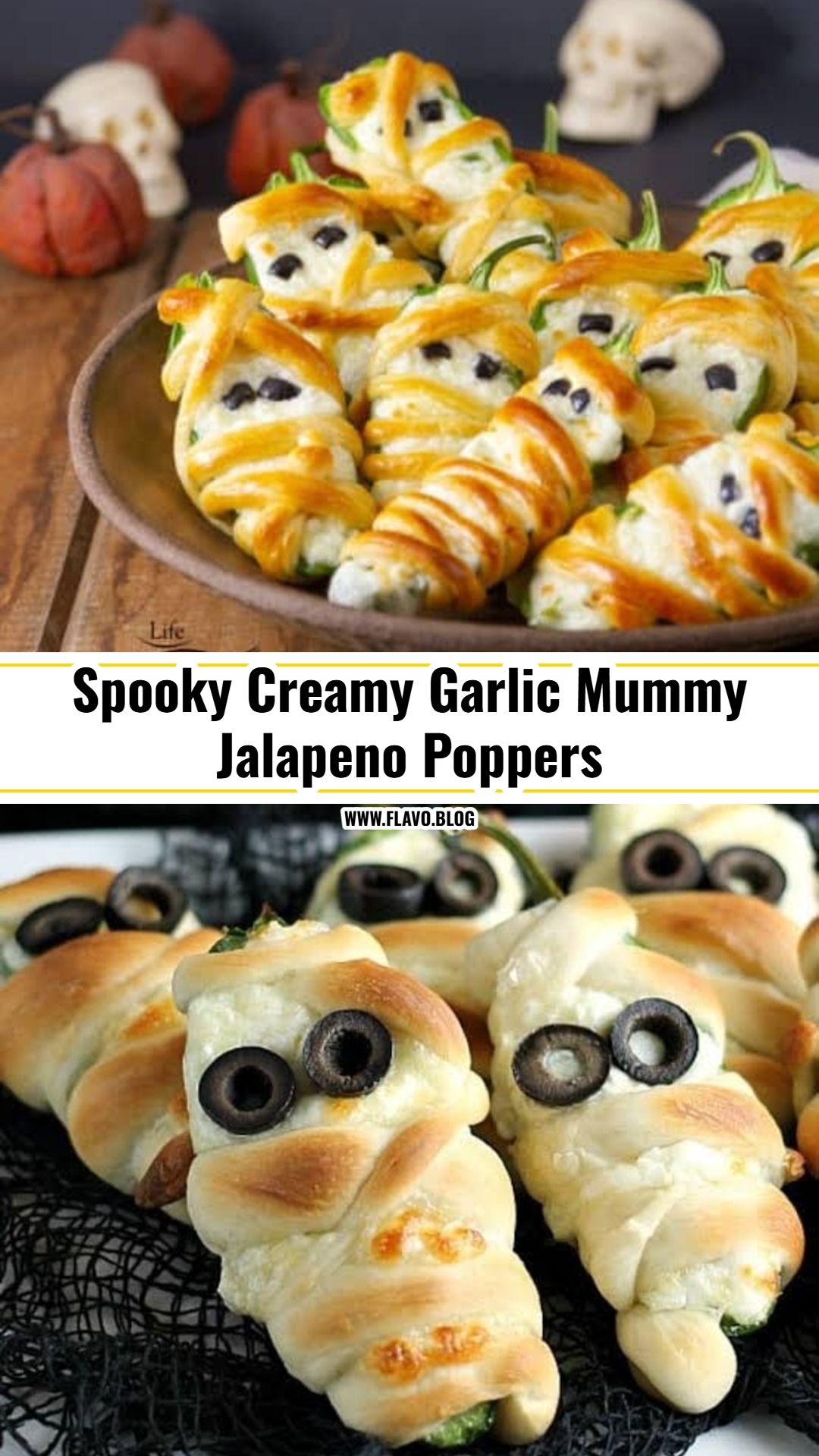 Spooky Mummy Jalapeno Poppers for Your Halloween Party