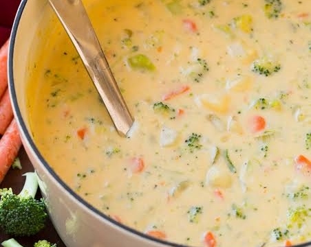 The Best Broccoli Cheddar Potato Soup Recipe Ever suggested serving