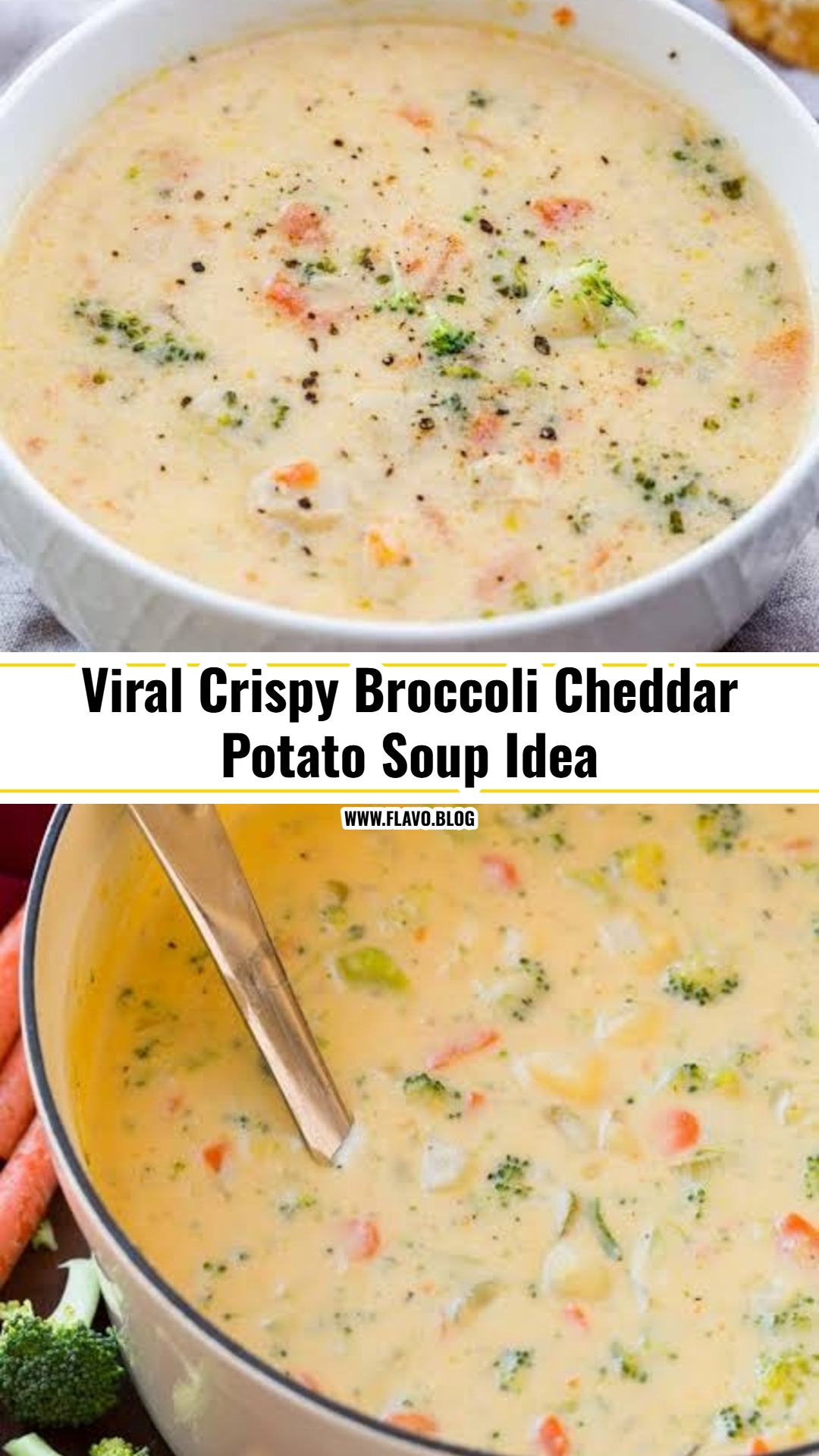 The Best Broccoli Cheddar Potato Soup Recipe Ever
