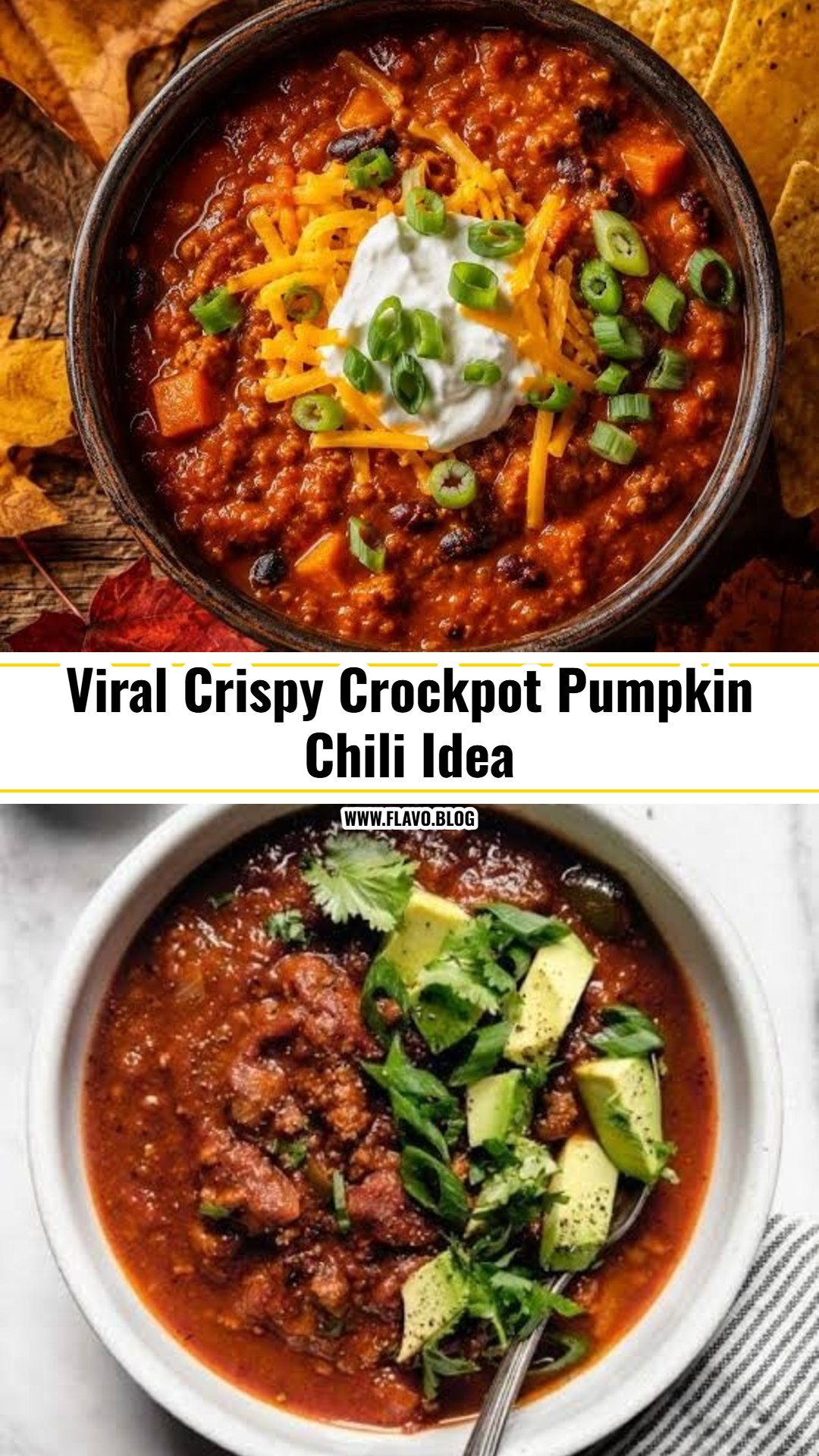 The Best Crockpot Pumpkin Chili Recipe Ever
