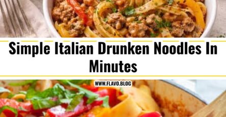 The Best Italian Drunken Noodles Recipe