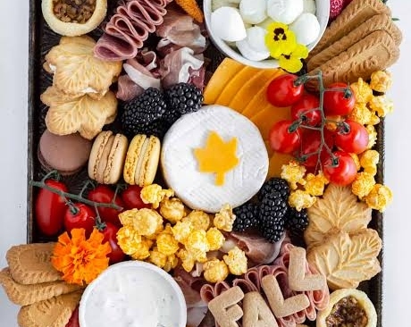 Ultimate Autumn Harvest Board For Game Day top view