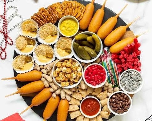 Ultimate Autumn Harvest Board For Game Day suggested serving