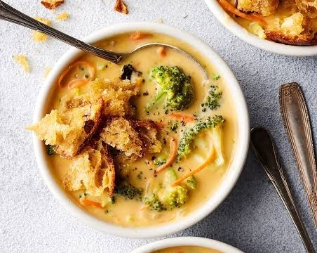 Viral 20 Minute Creamy Broccoli Cheddar Soup Secret suggested serving