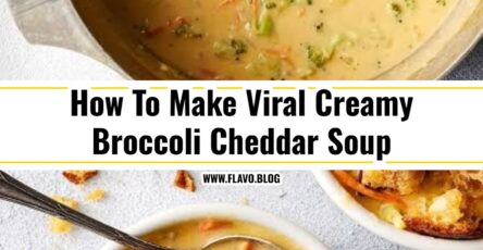 Viral 20 Minute Creamy Broccoli Cheddar Soup Secret