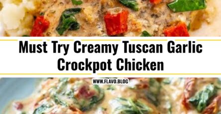 Viral Creamy Tuscan Garlic Crockpot Chicken